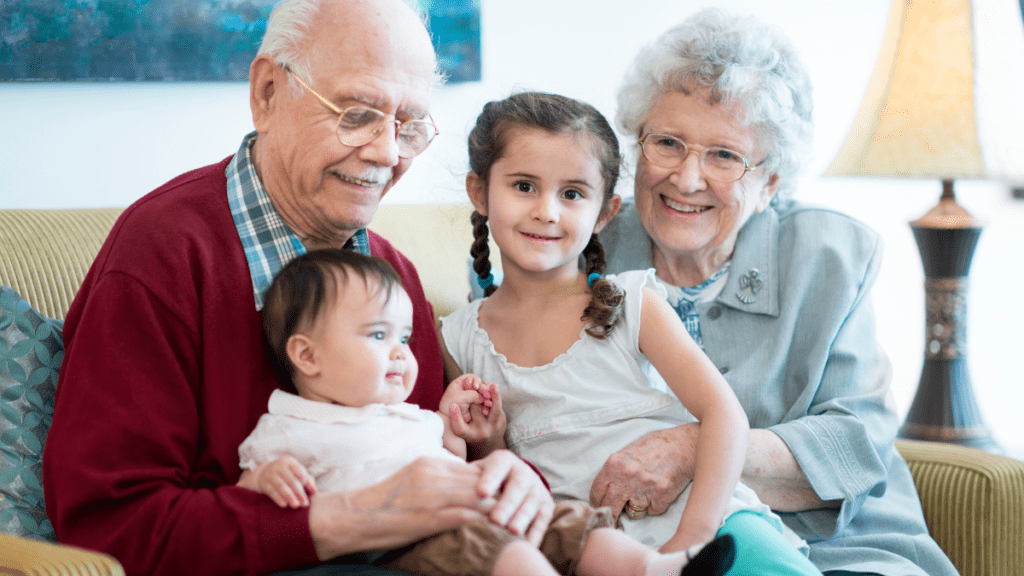 convívio entre avós e netos
